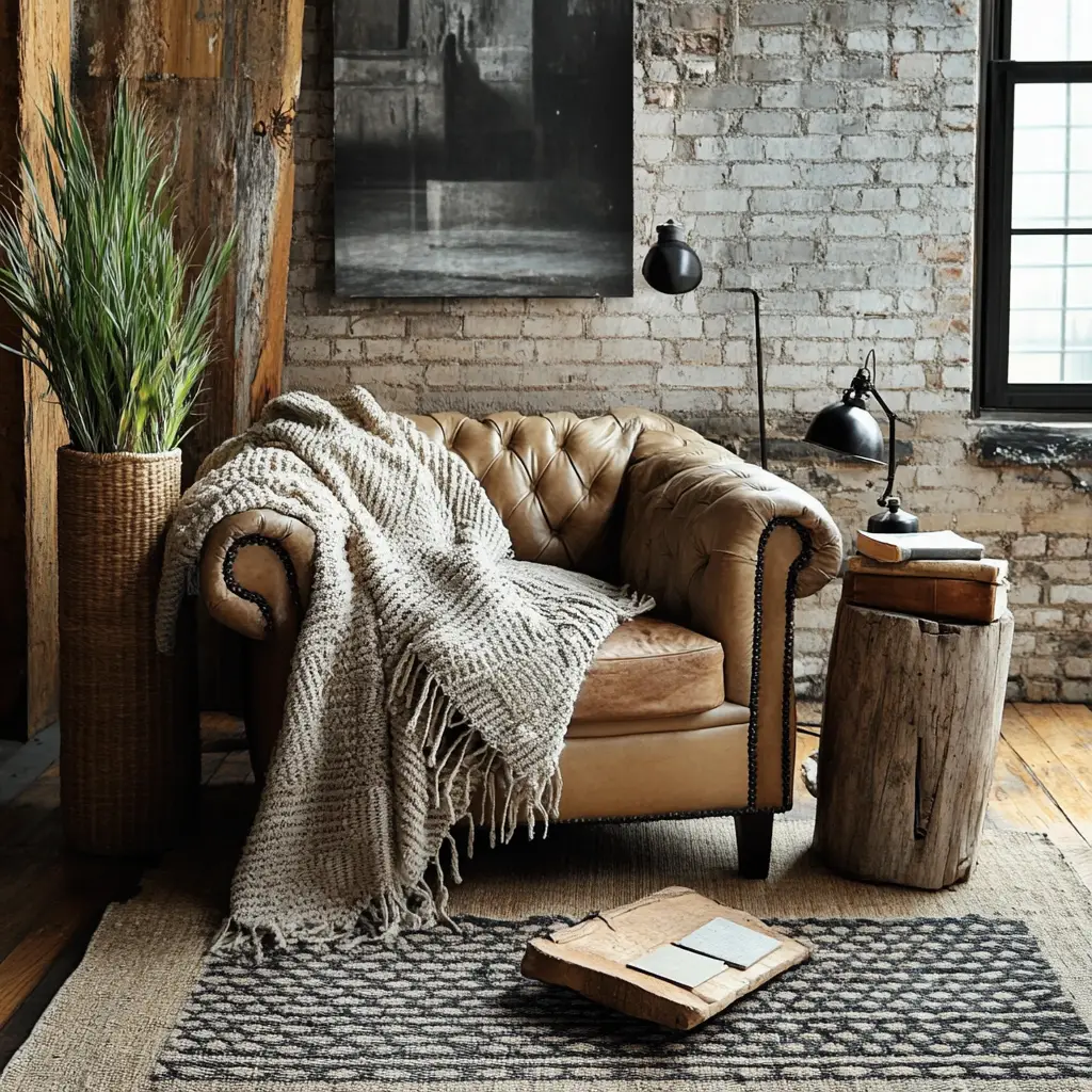 Add Texture with Rugs and Throws