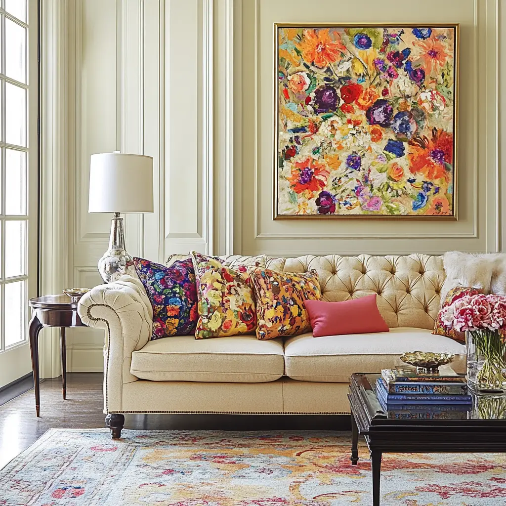 Choose a Neutral Palette with Pops of Color