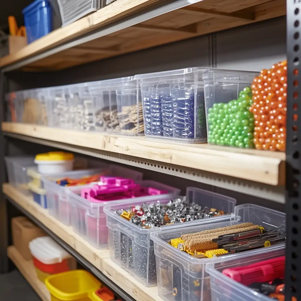 Clear Plastic Bins