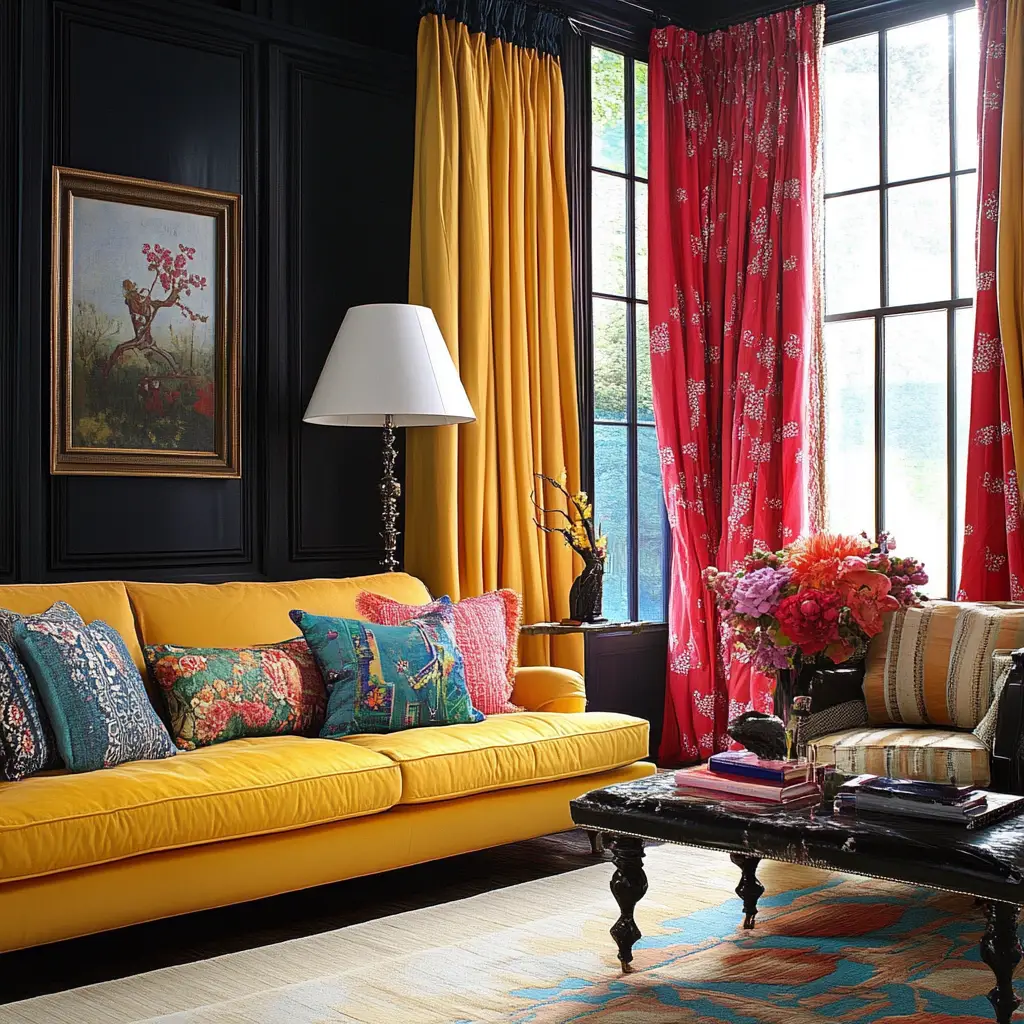 Experiment with Bold Curtains