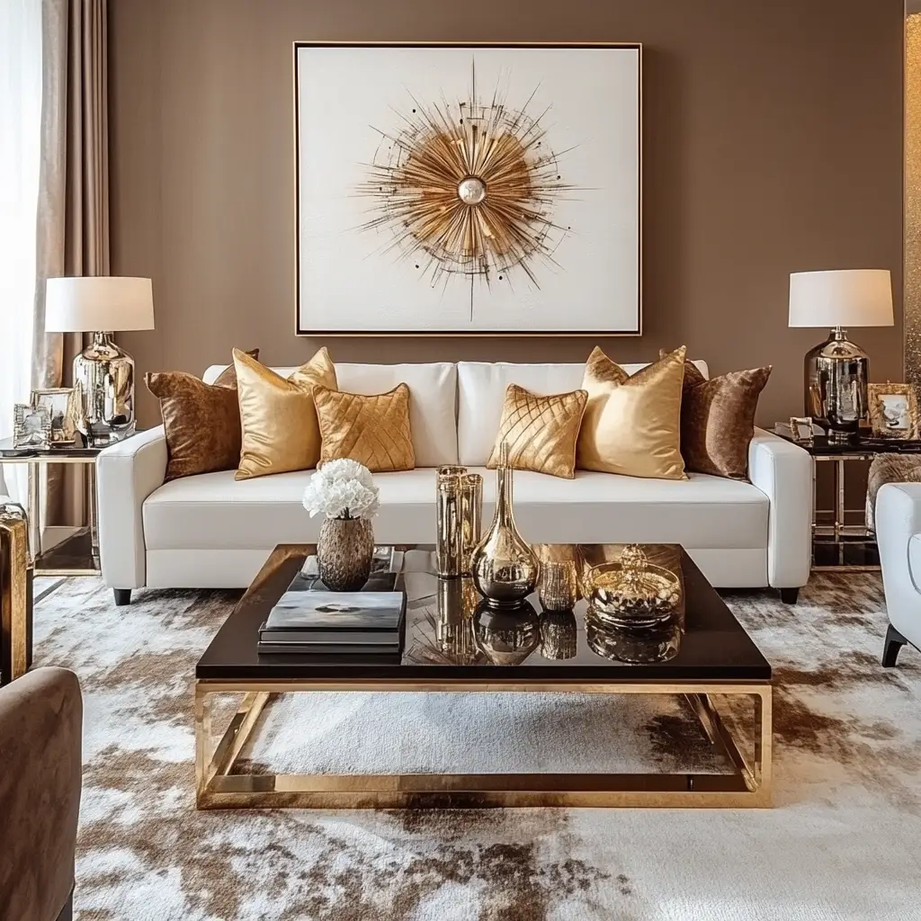 Use Metallic Accents