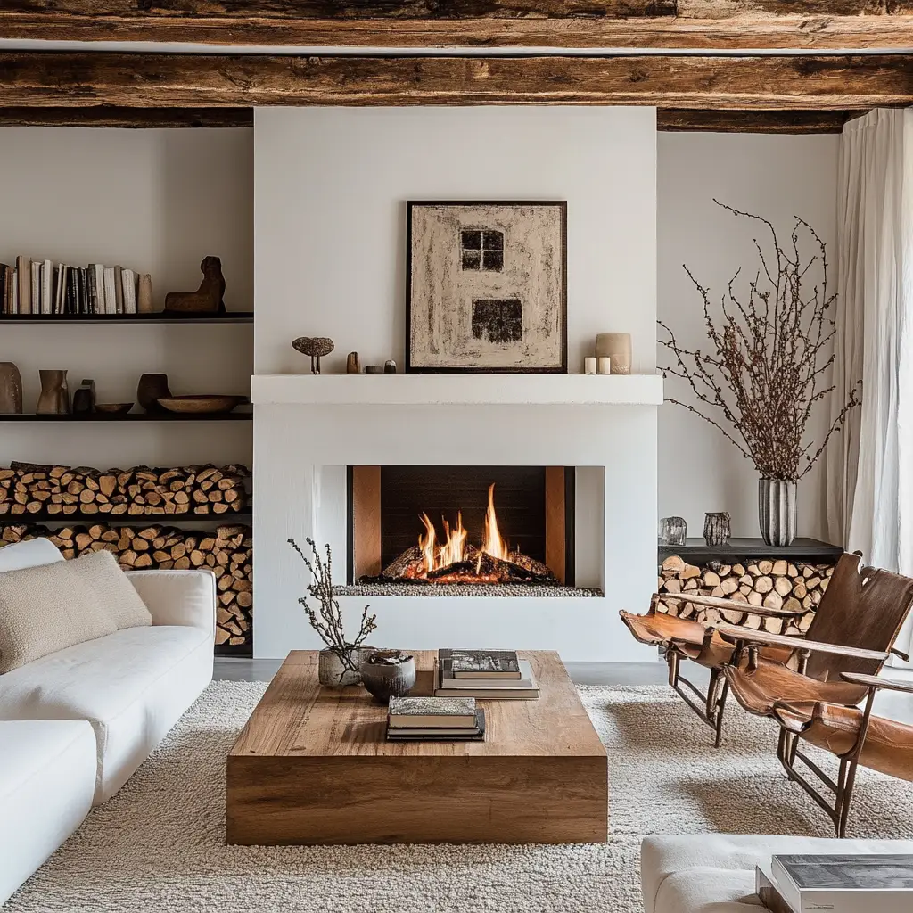 Add a Statement Fireplace (or Faux One)