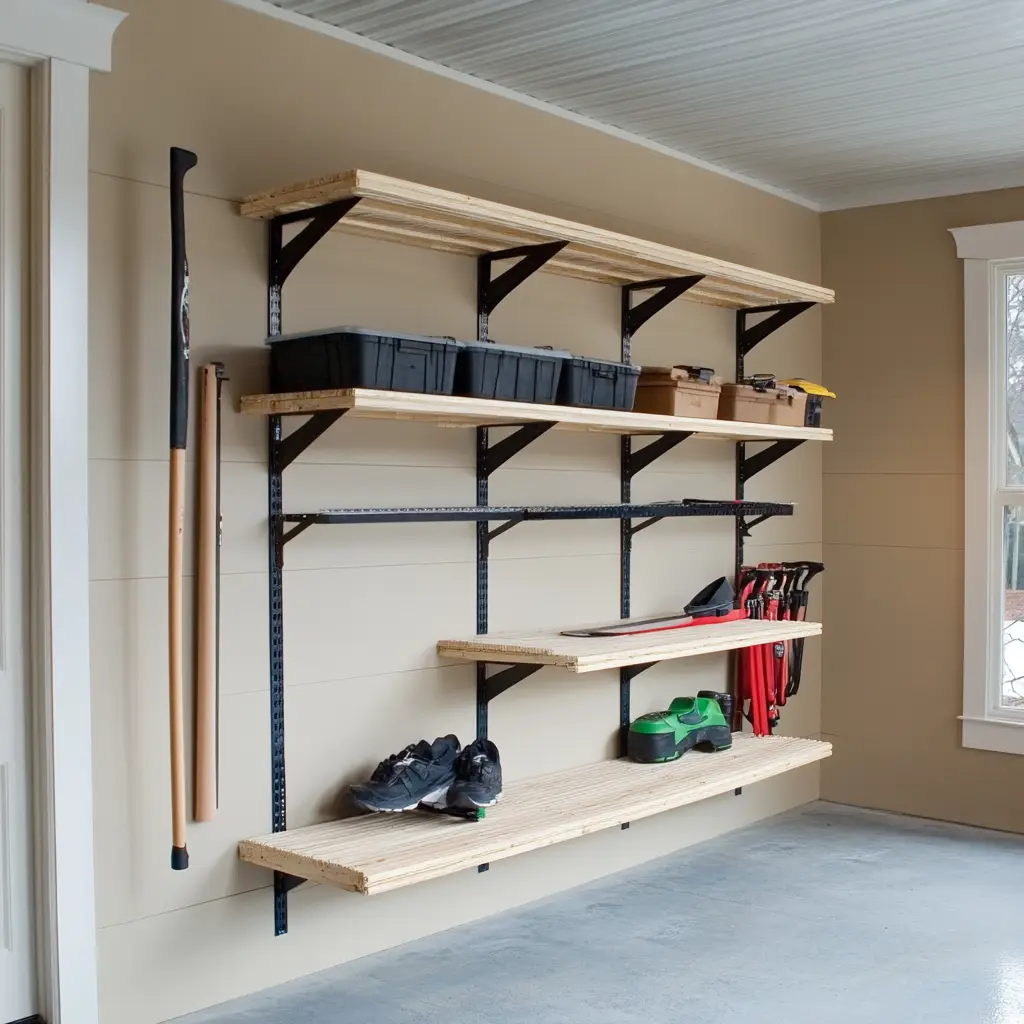 Adjustable Track Shelving