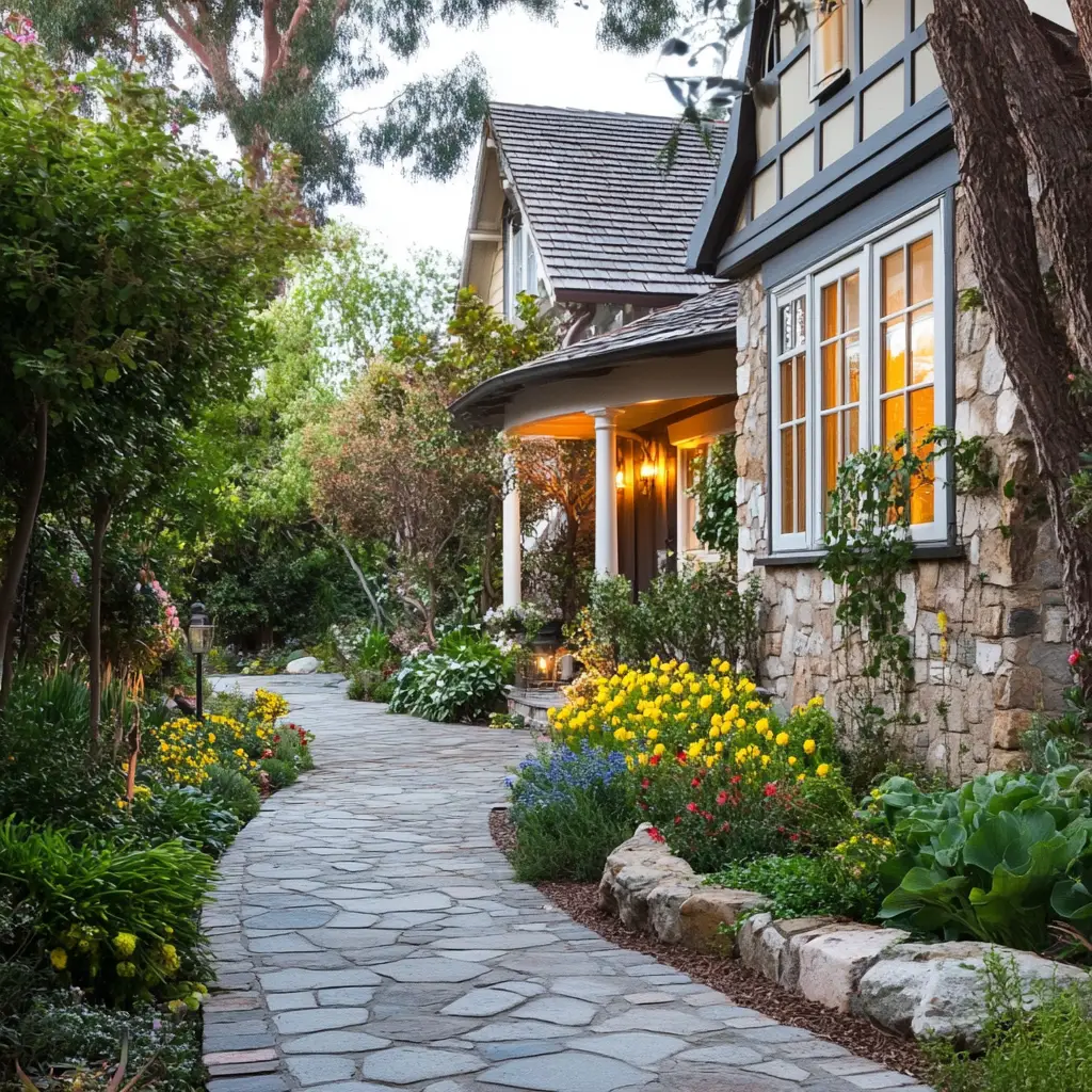 Build a Walkway or Small Front Garden