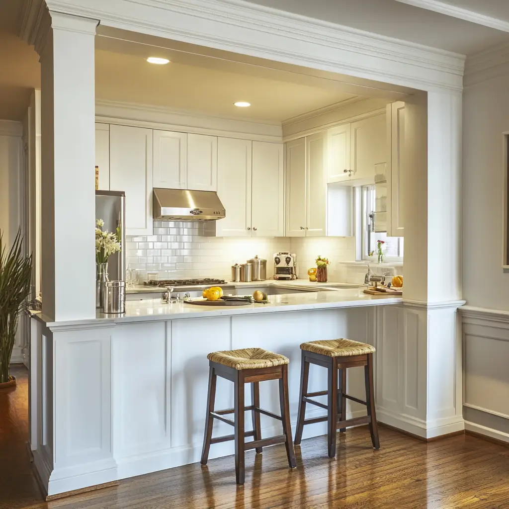 Create a Breakfast Bar or Mini Peninsula