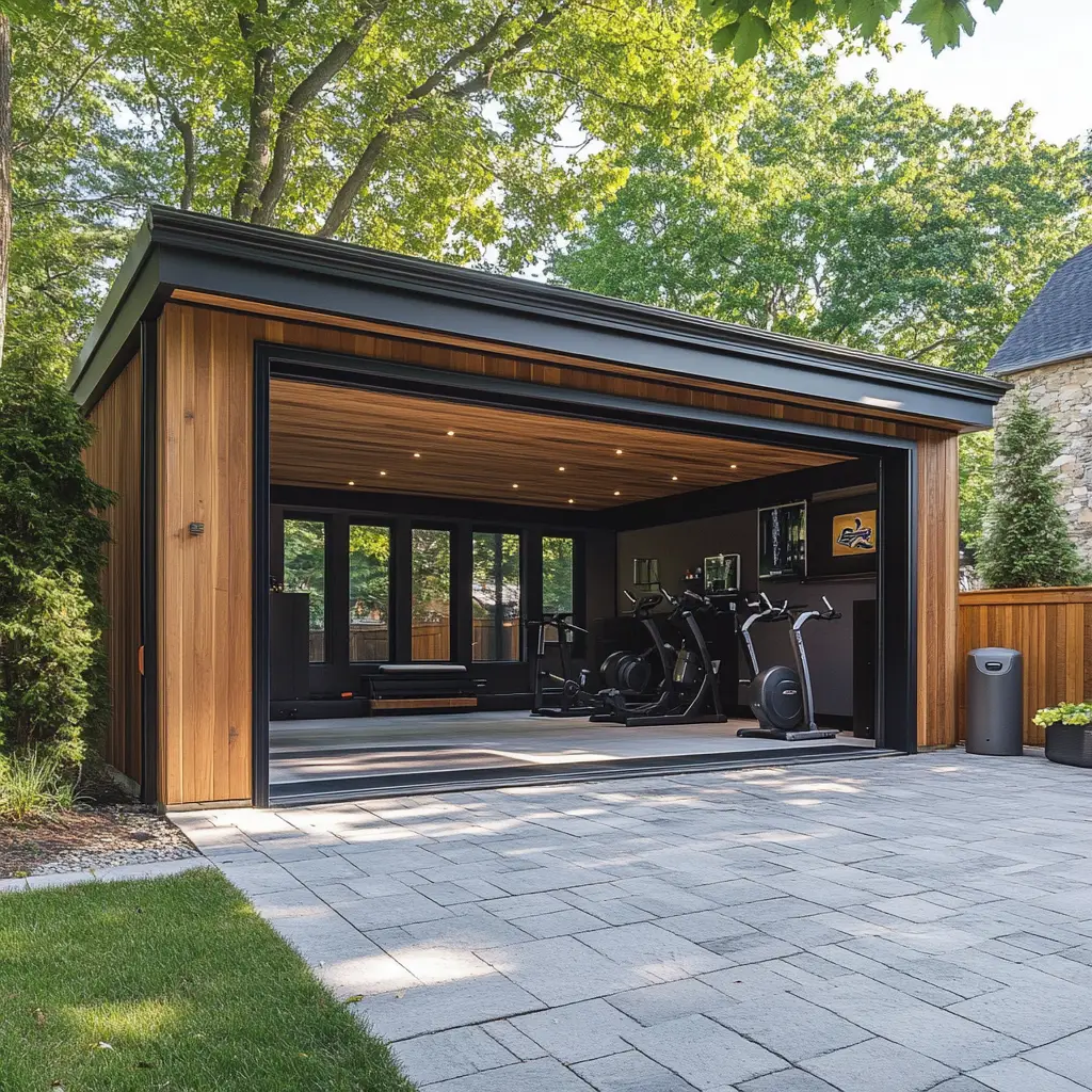 Detached Garage Gym
