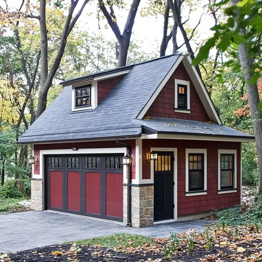 Detached Workshop Garage