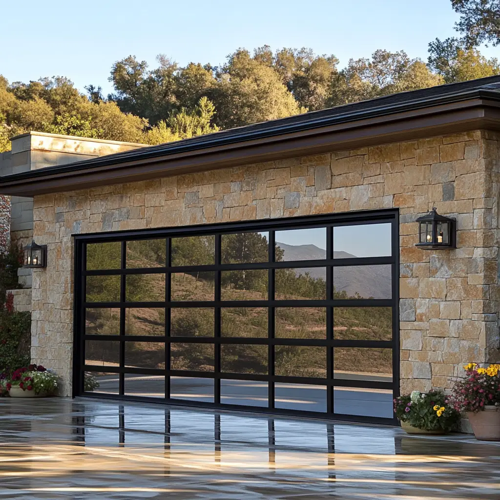 Full Glass Roll-Up Door