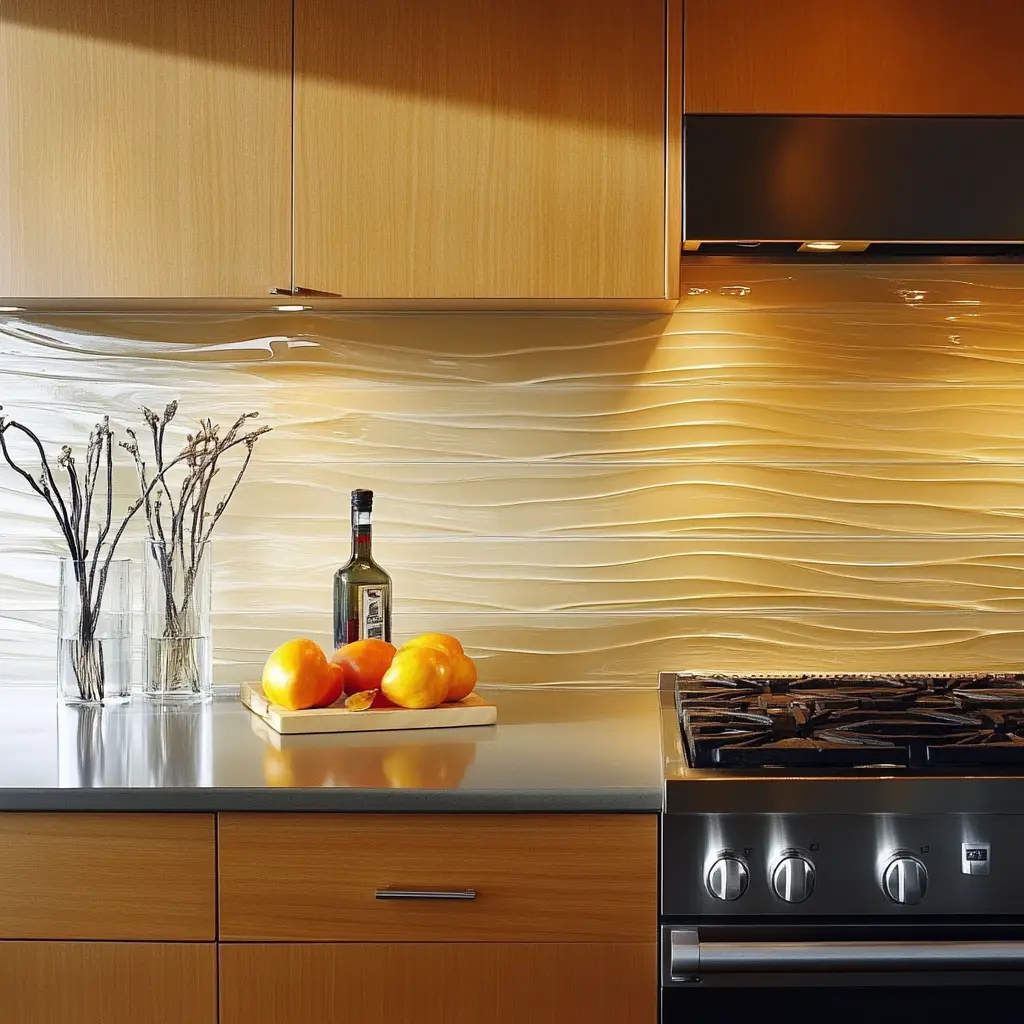 Glass Tile for a Modern Edge