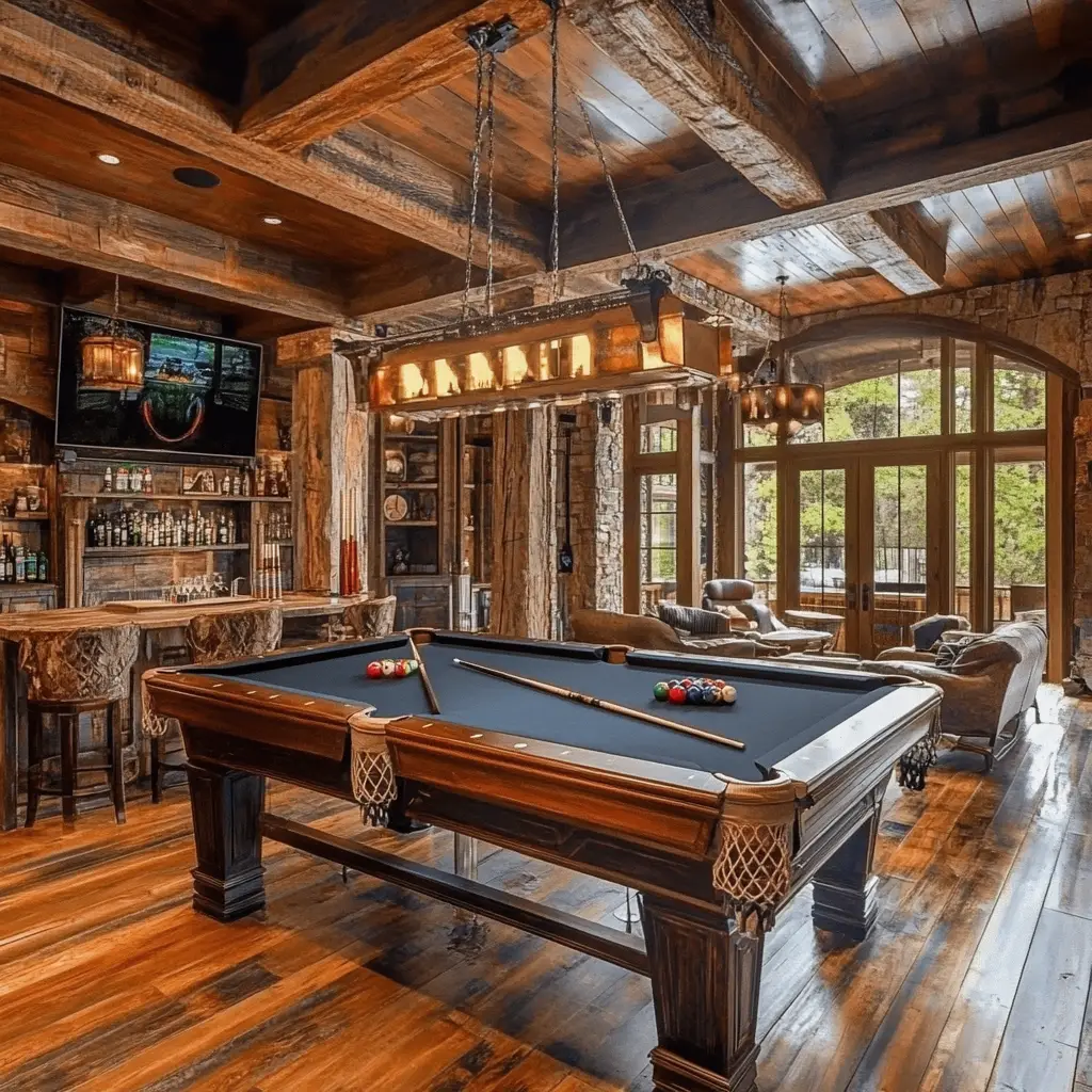 Go for a Rustic Pub Vibe