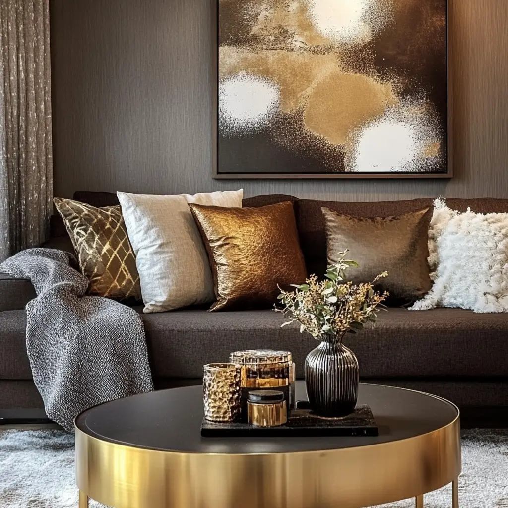 Include Warm Metallic Accents