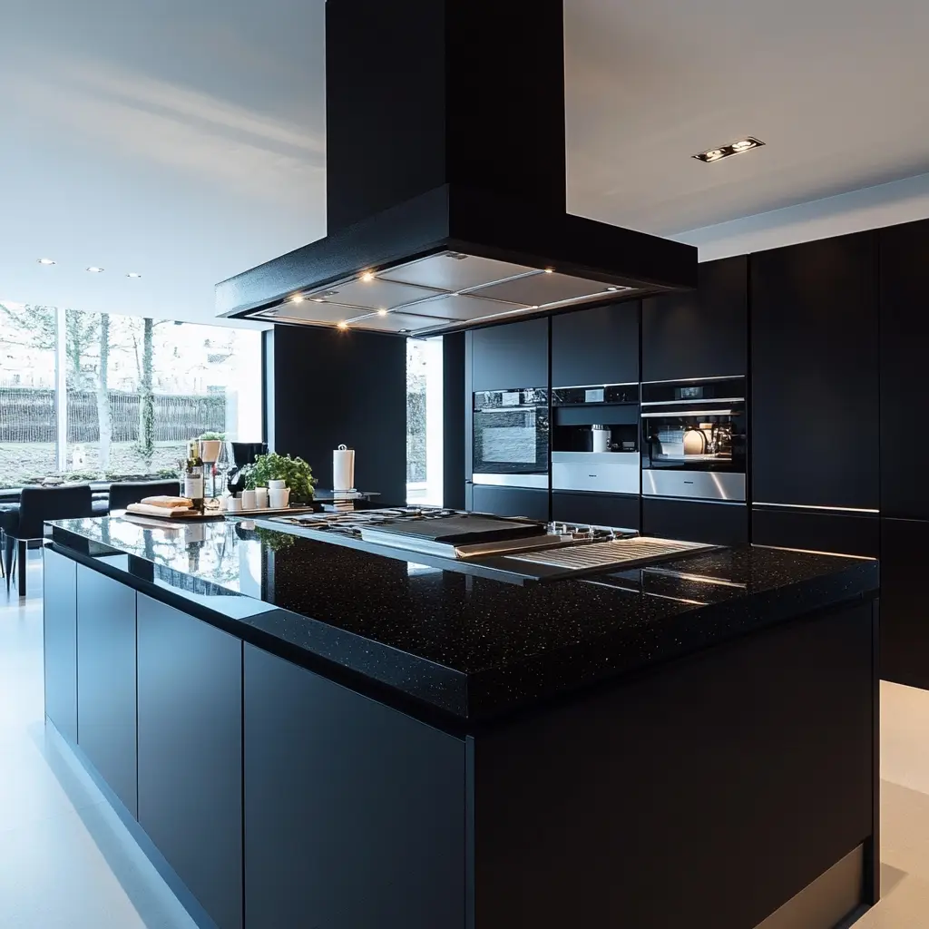 Incorporate Black Countertops