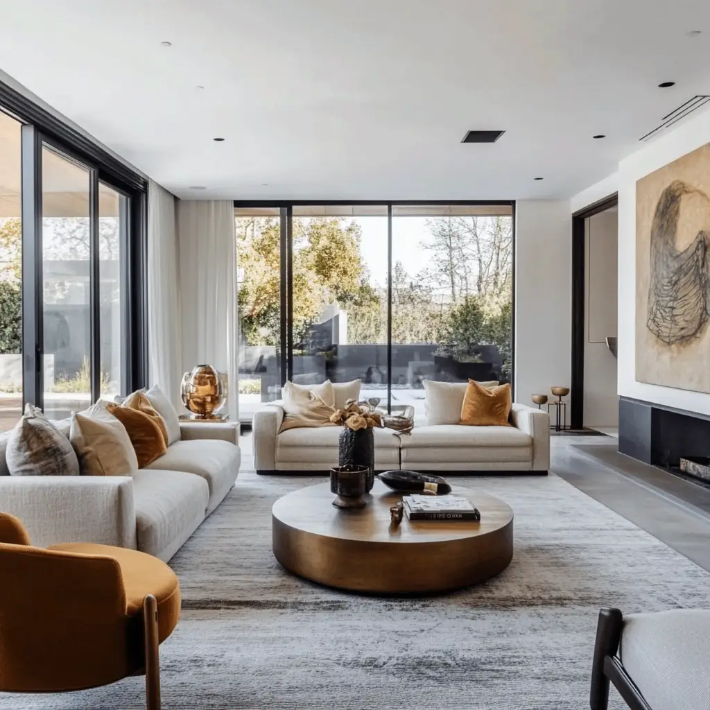 Incorporate Clean-Lined Furniture