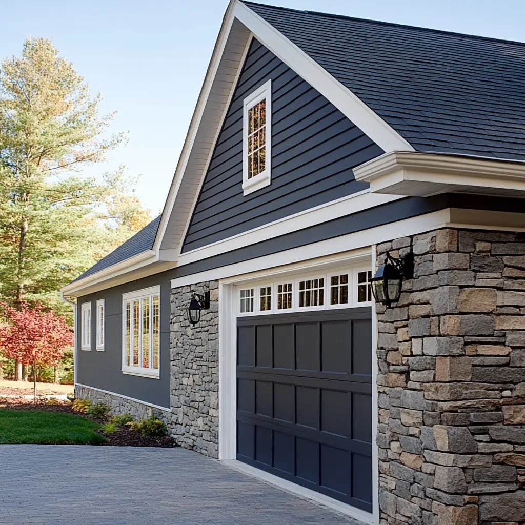 Install Matching Siding or Stonework