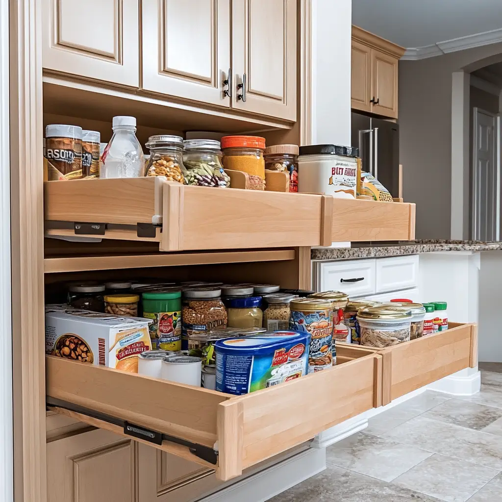 Install Pull-Out Pantry Shelves