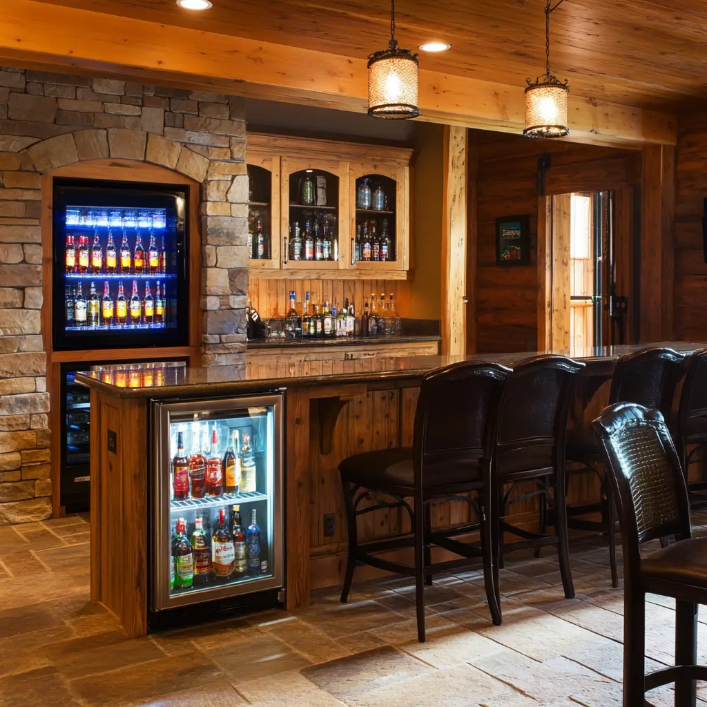 Install a Mini Fridge or Kegerator