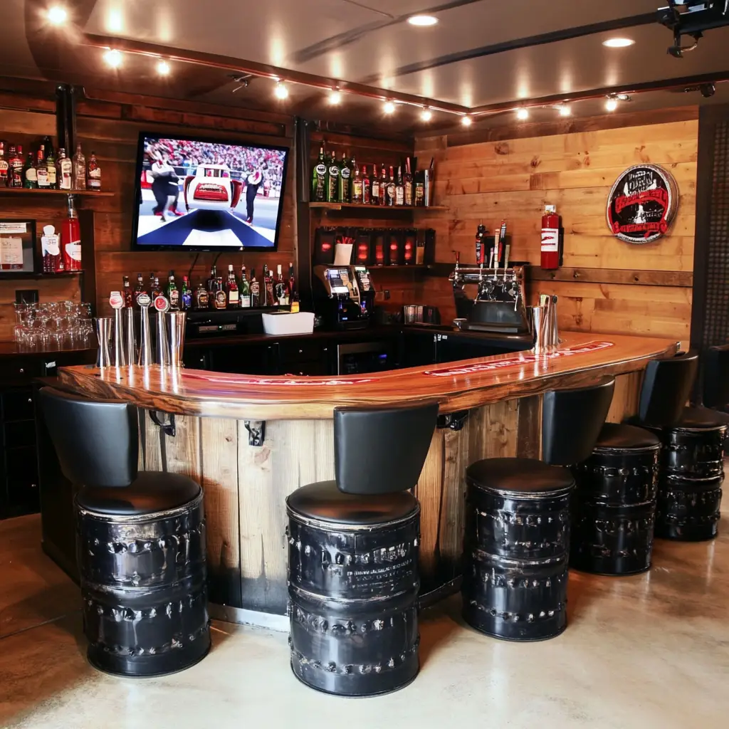 Man Cave Garage Bar