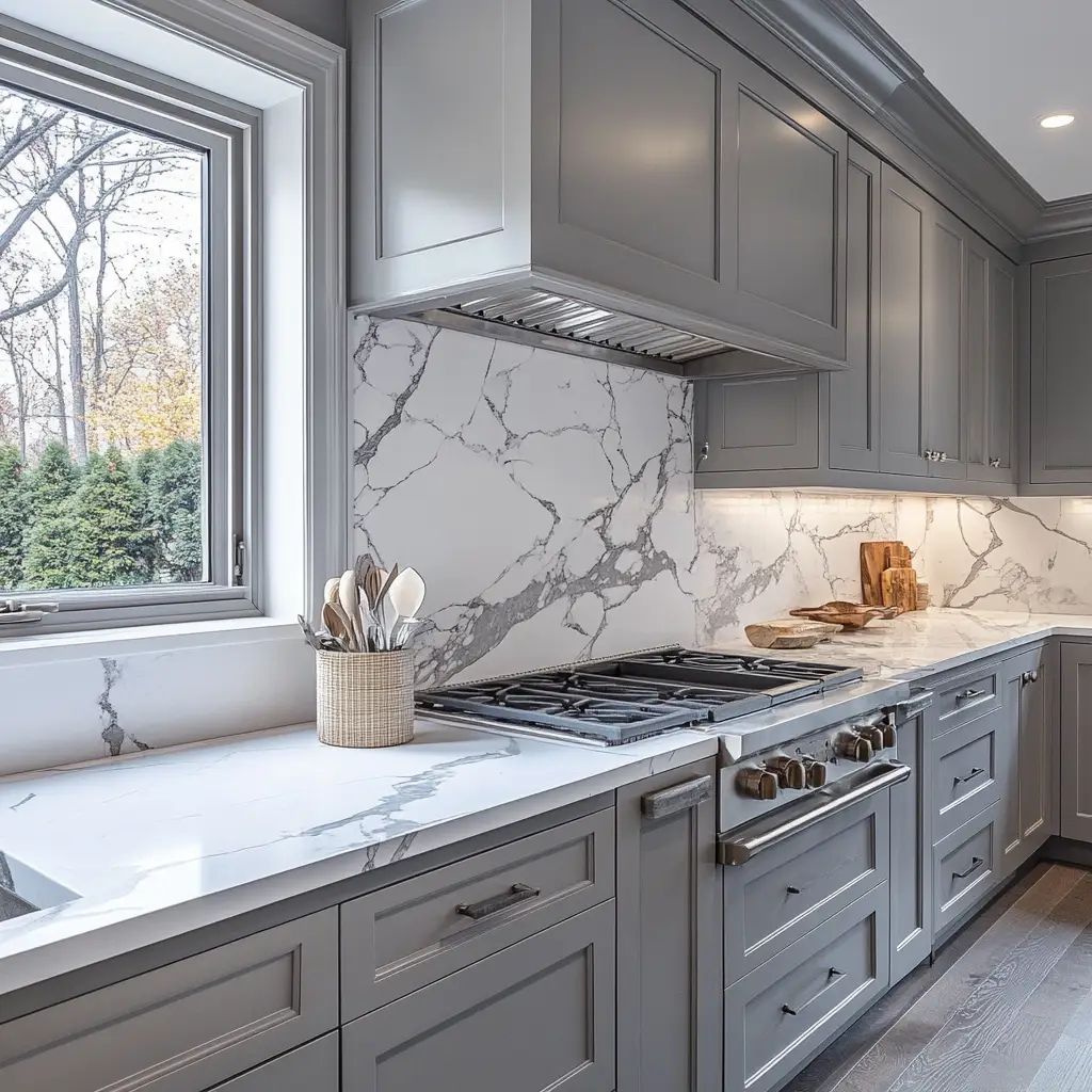 Marble or Marble-Look Tile
