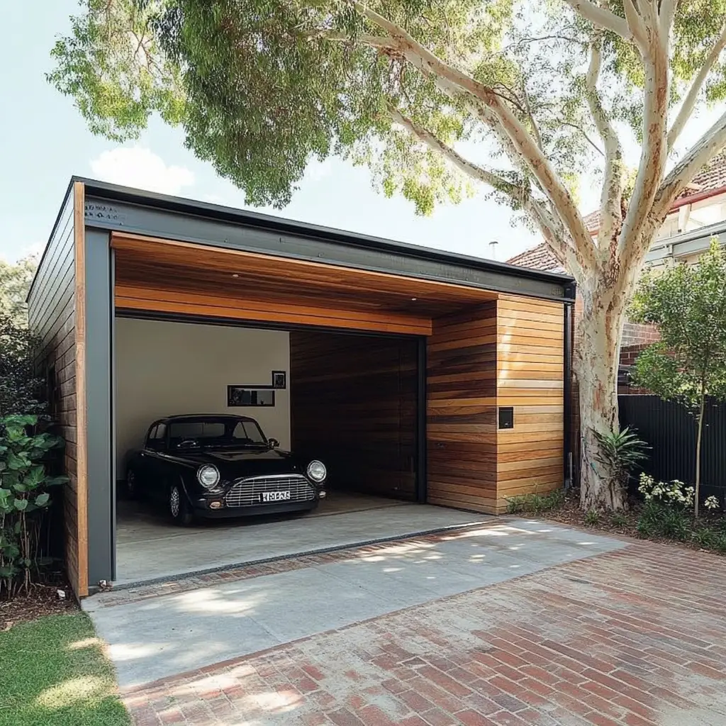 Modern Minimalist Garage