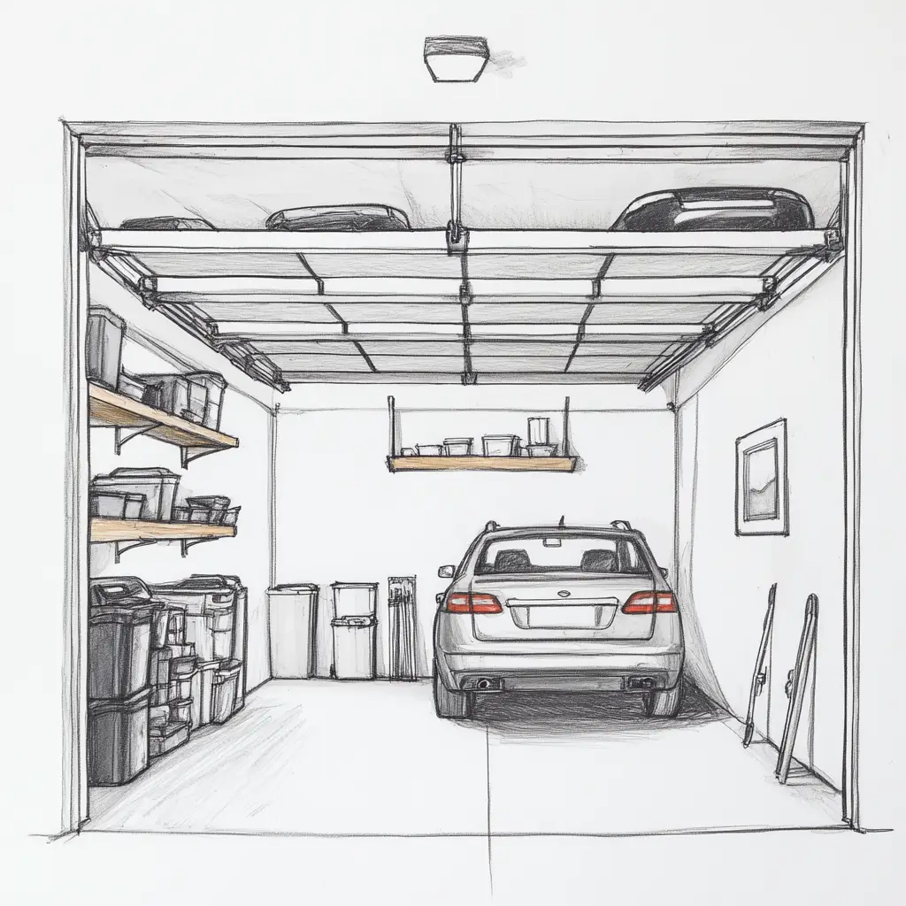  Overhead Storage Drawing