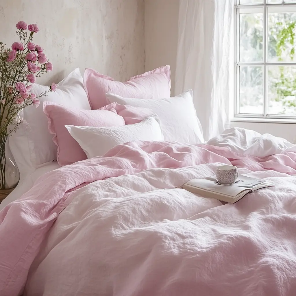 Pink Bedding or Duvet