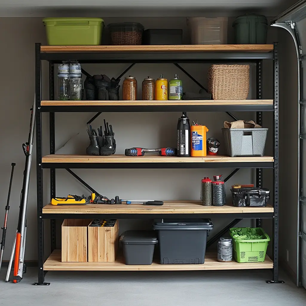 Use Freestanding Shelving Units