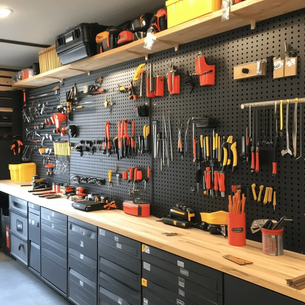 Use Magnetic Tool Strips