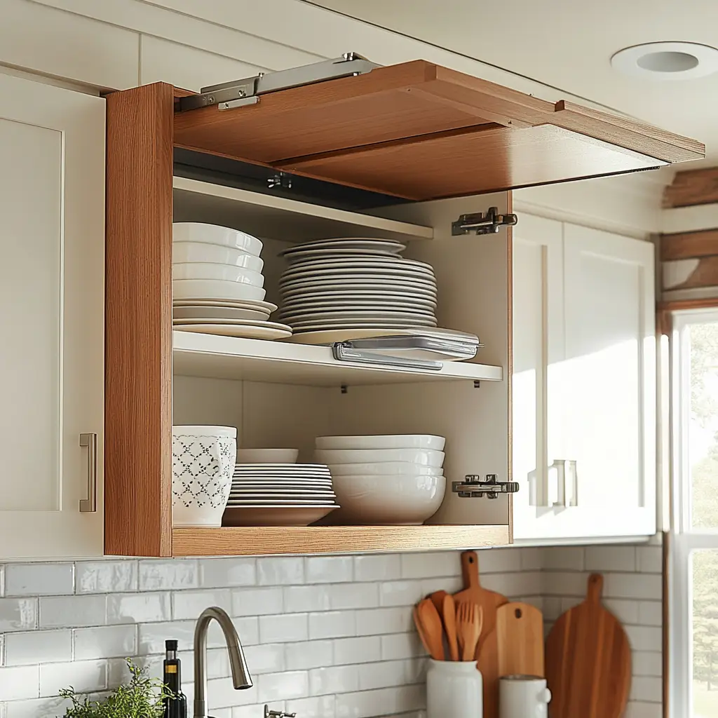  Use Overhead Storage for Light Items