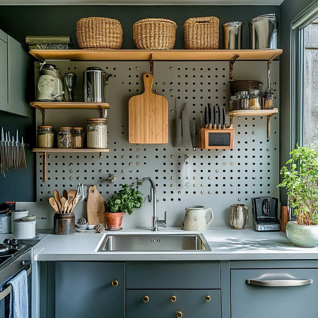 Use Pegboards for Storage