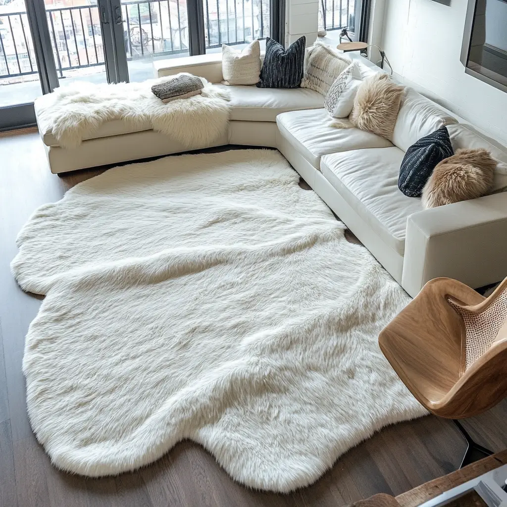 Use Soft Rugs to Anchor the Space