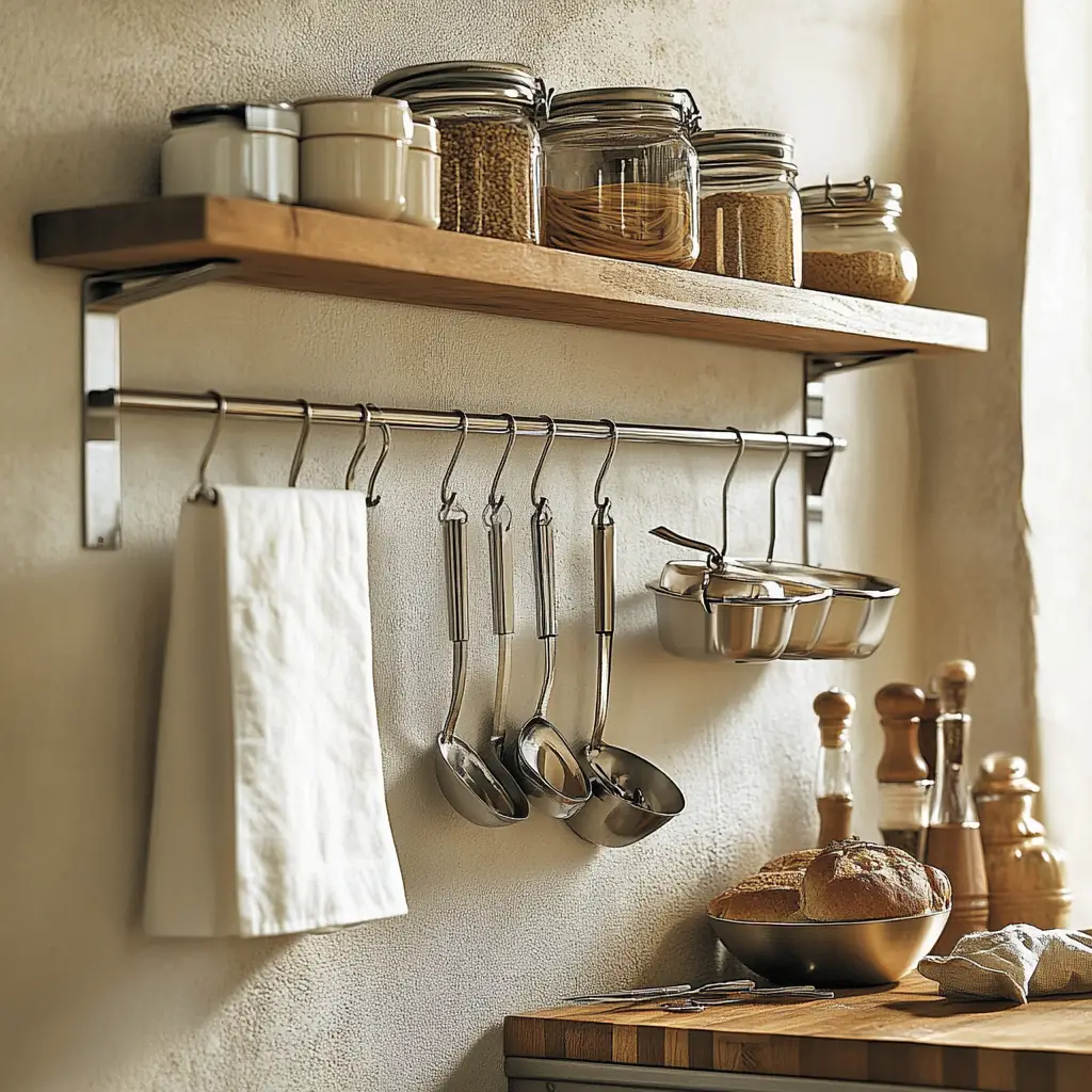 Wall-Mounted Racks or Rails