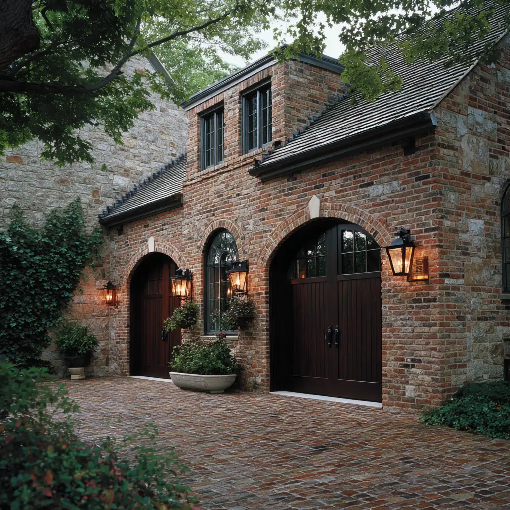 Brick with Arched Doorways
