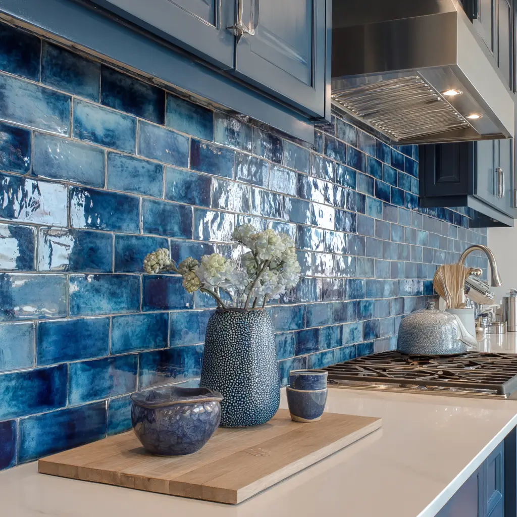 Denim Blue Ceramic Tiles