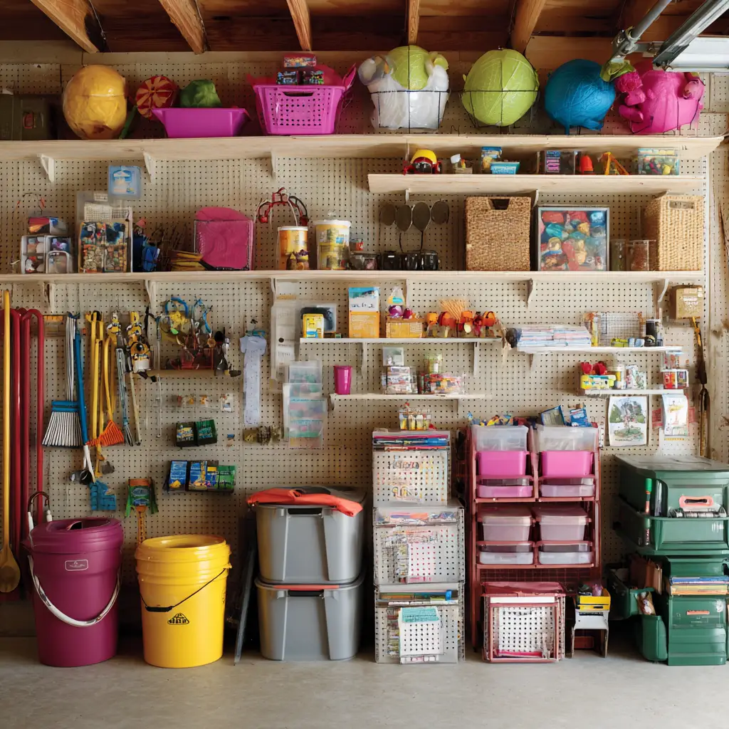 Garage Organization Ideas for Kids' Stuff