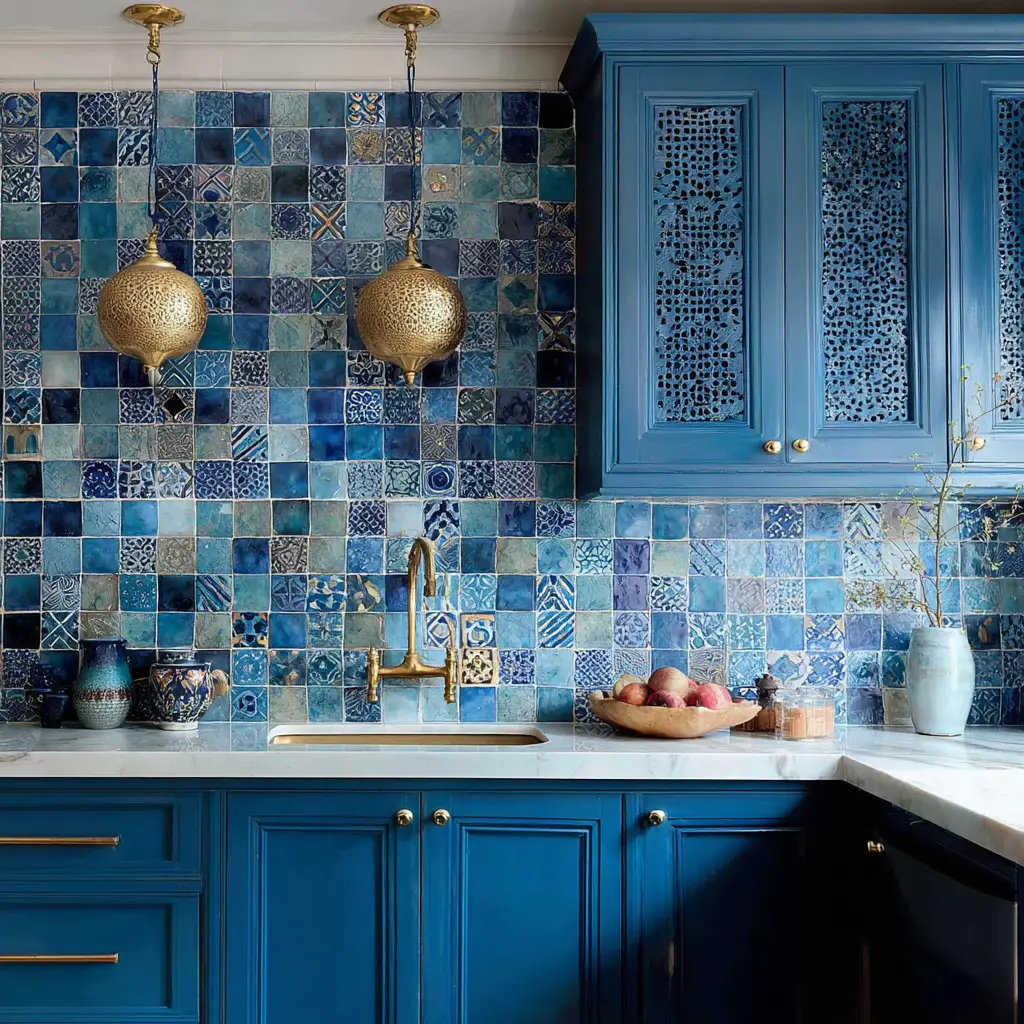 Hand-Painted Moroccan Zellige Tiles