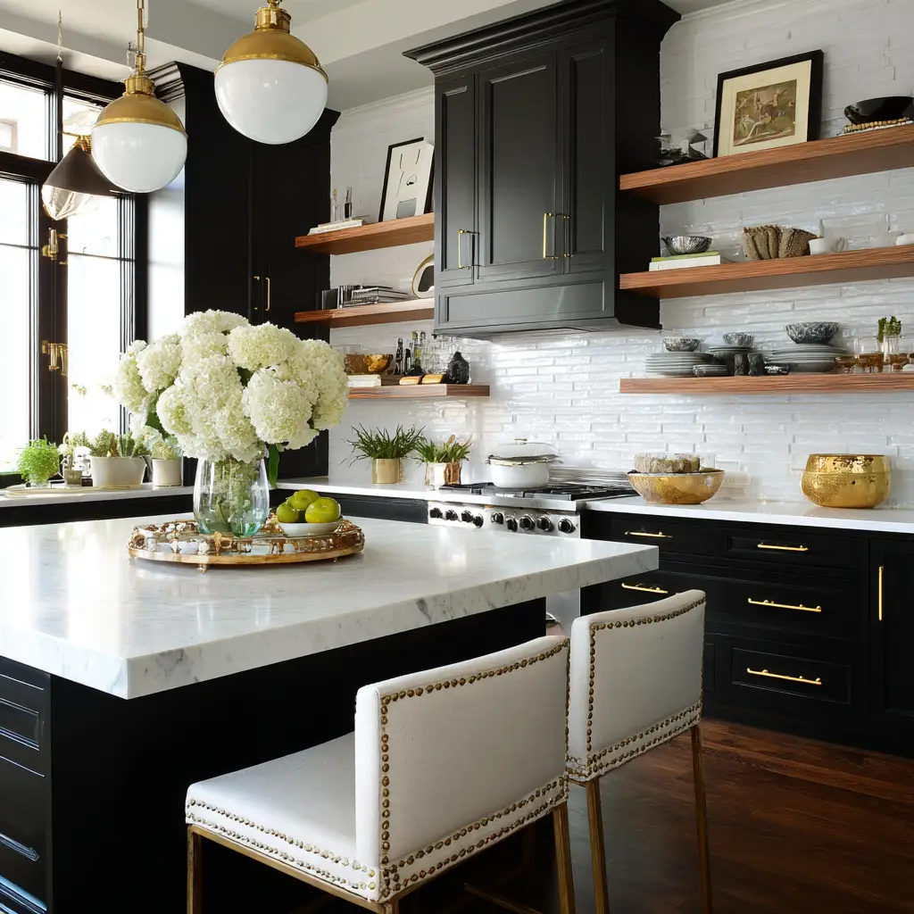 Open Shelving with a Twist