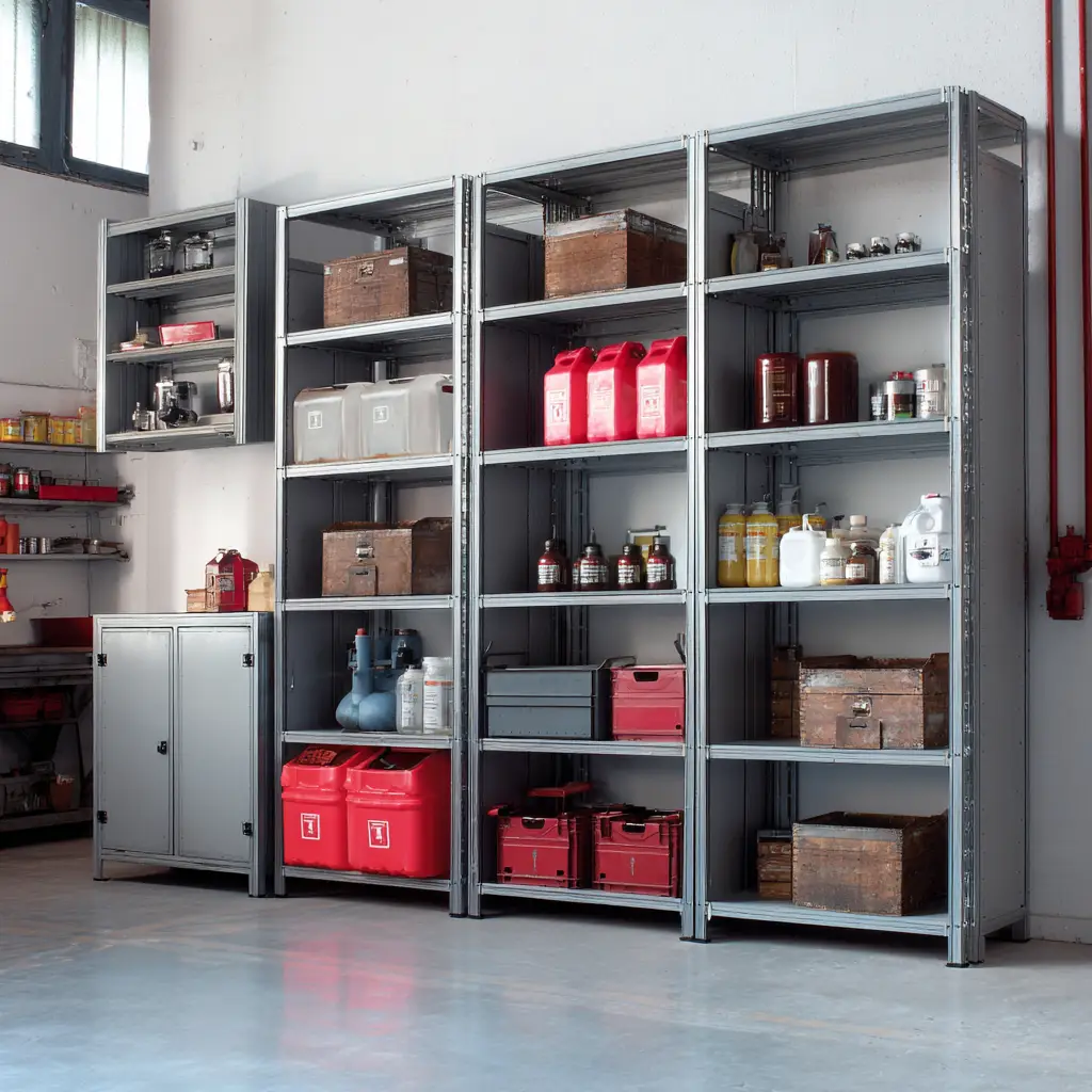 Lockable Metal Shelving Cabinets