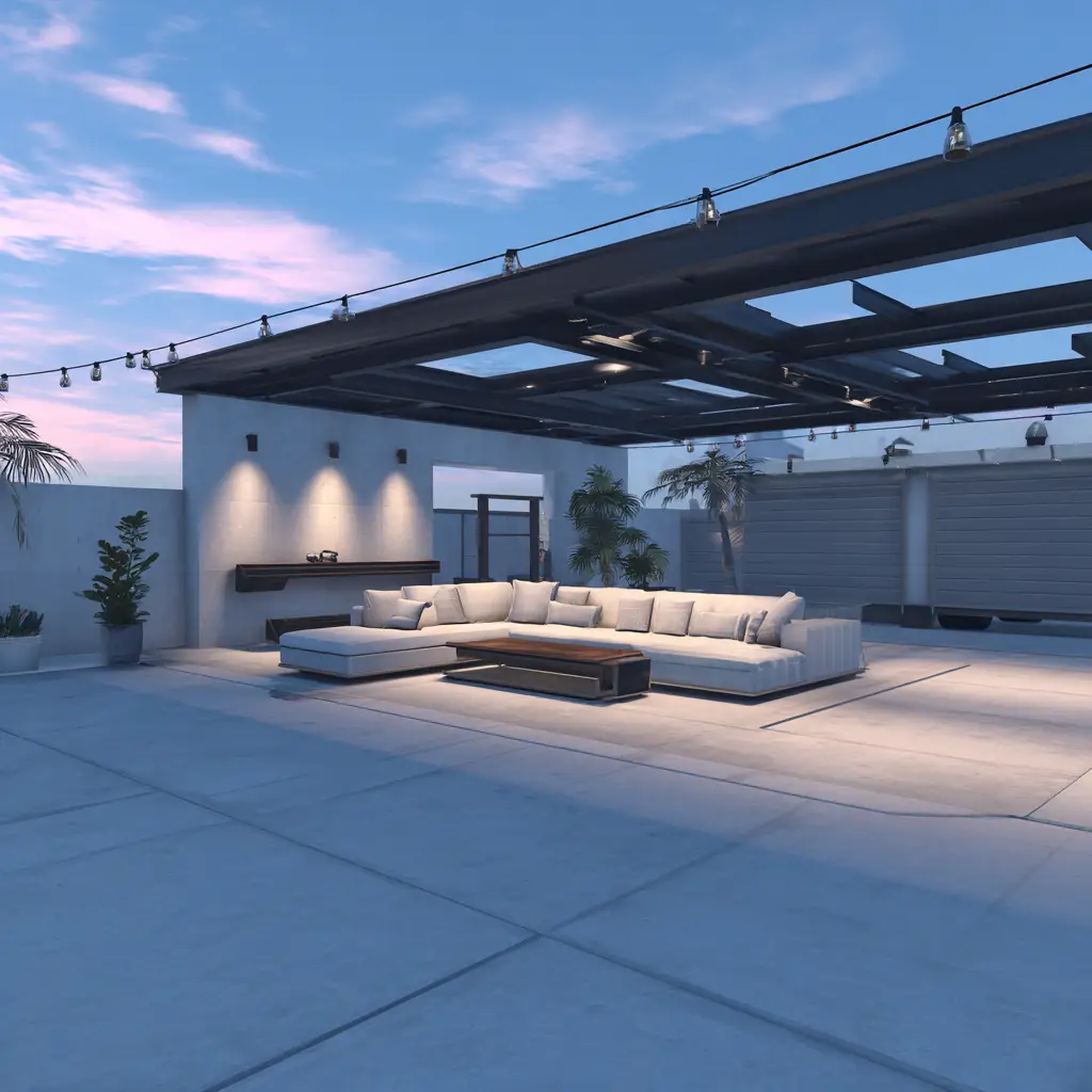 Rooftop Garage Deck