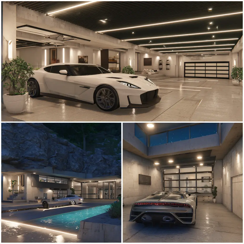 Hidden Underground Garage