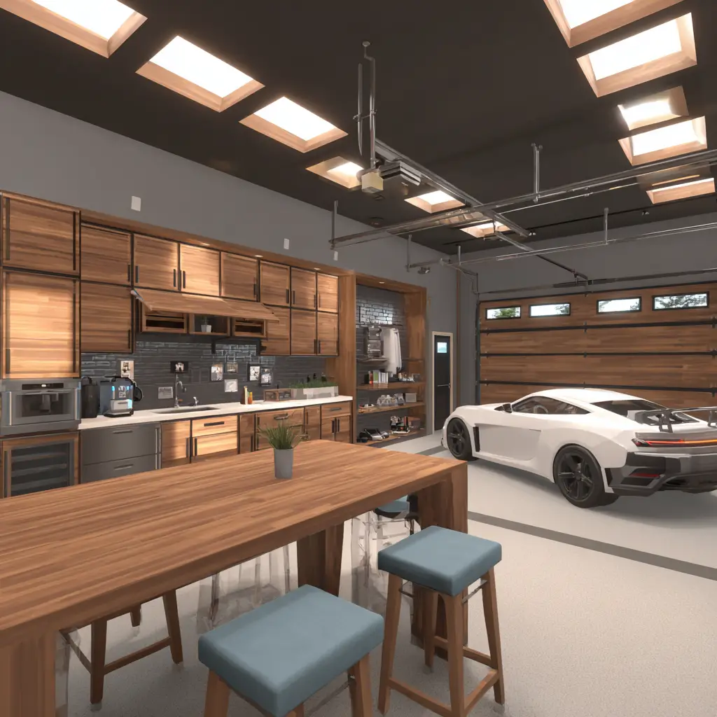 Garage with Smart Features