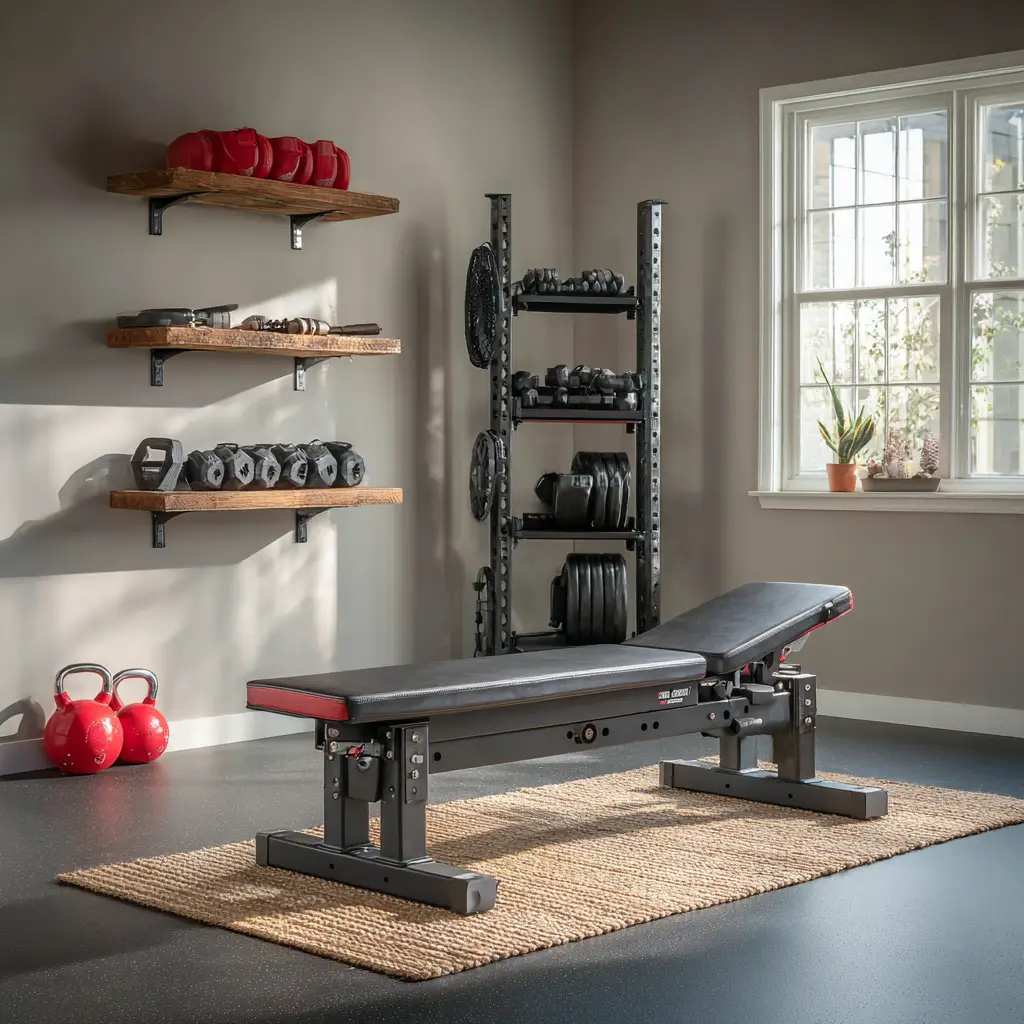 Use a Low-Profile Adjustable Bench