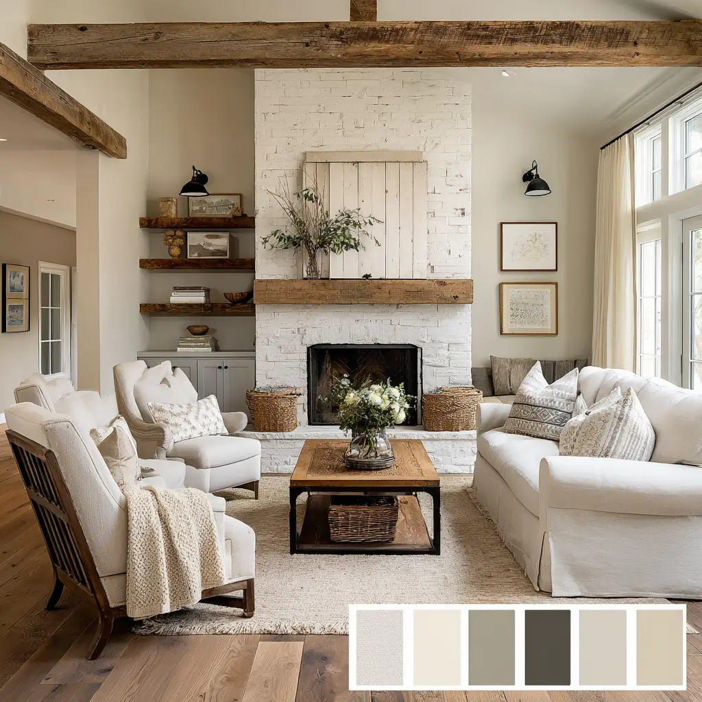 Use Warm, Neutral Color Palettes