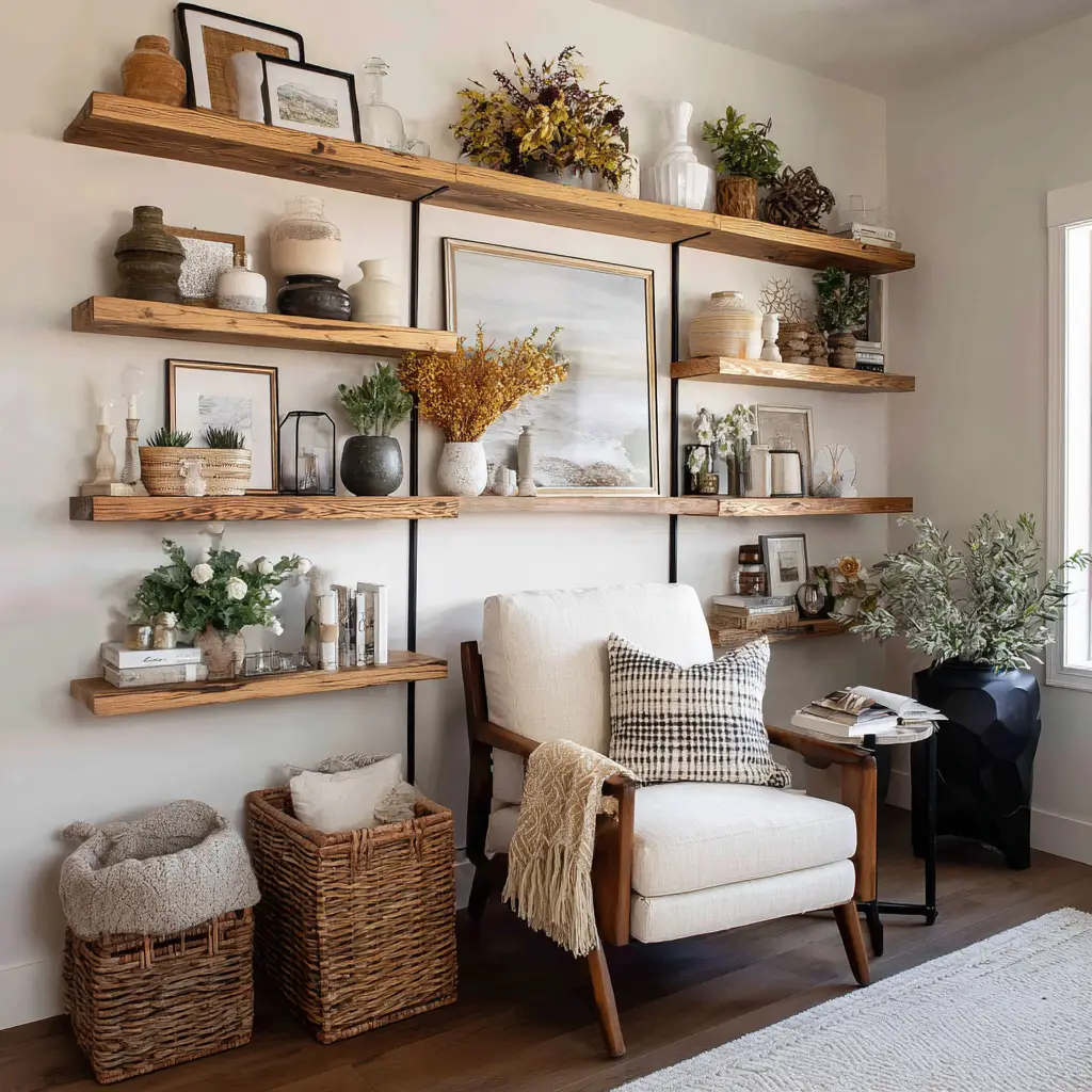 Use Open Shelving for Display