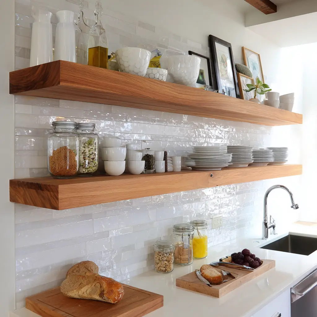 Install Open Shelving