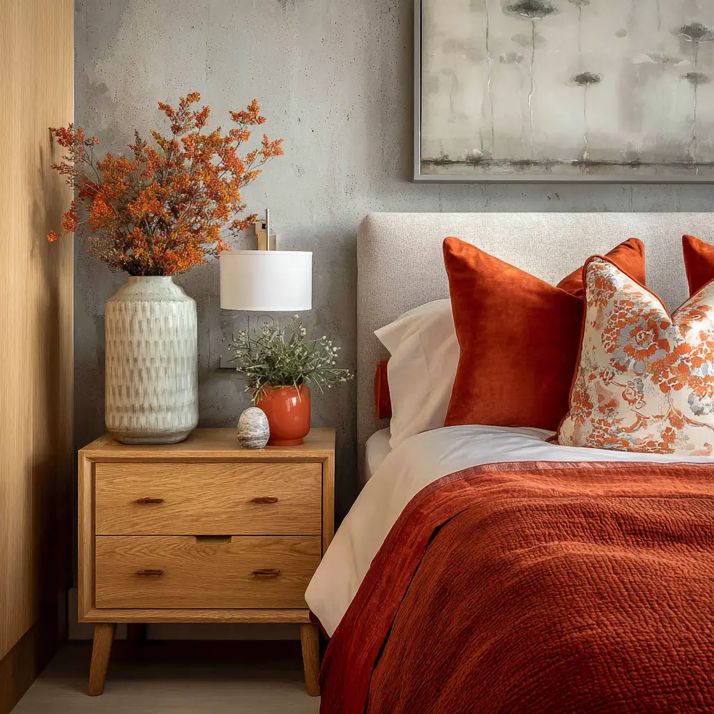 Add a Bedside Table with Essentials
