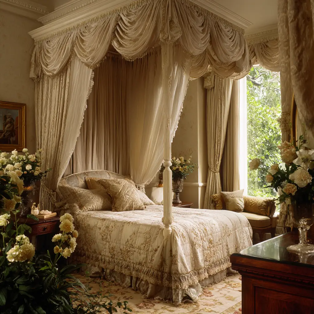 Add a Canopy or Bed Drapes