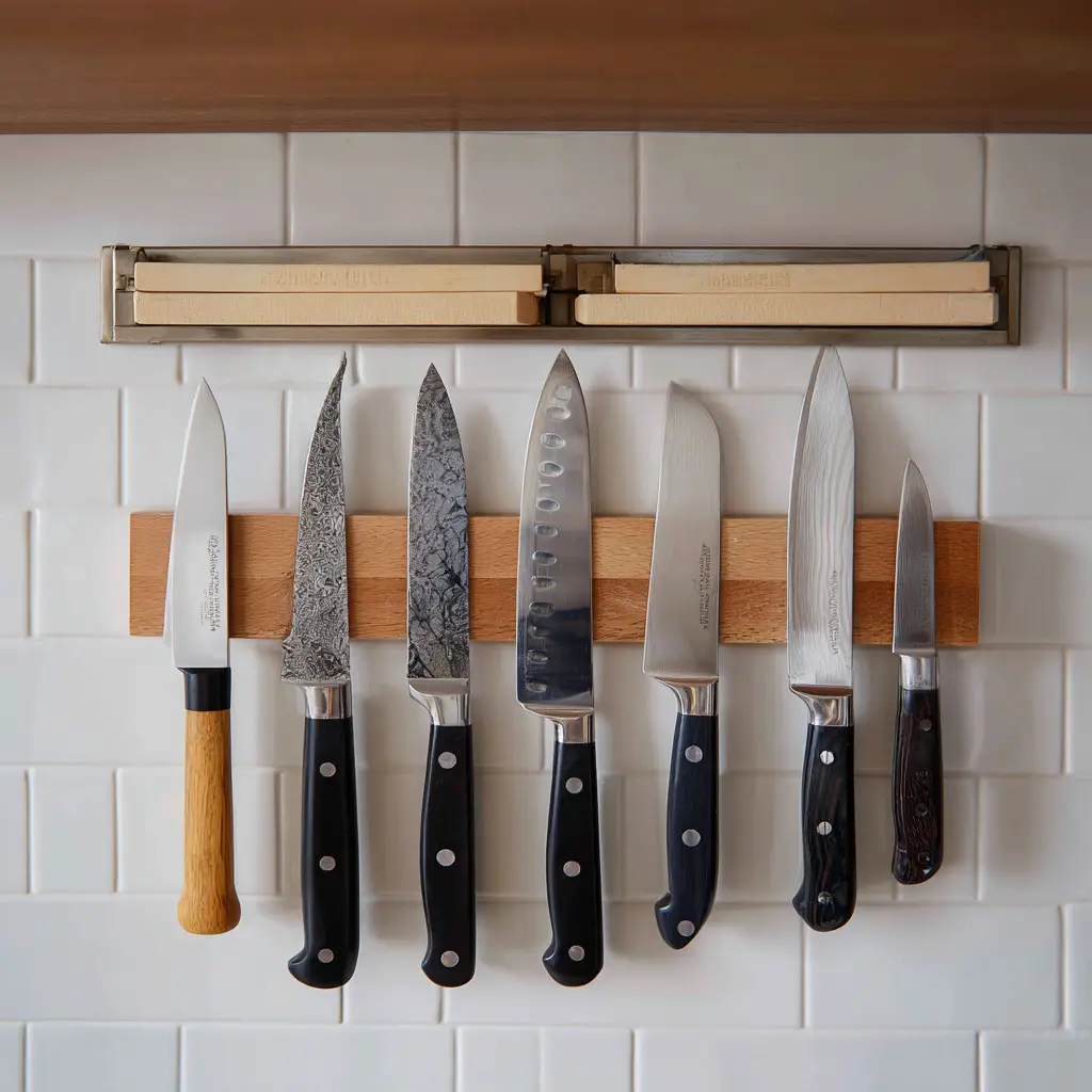 Add a Magnetic Strip for Knives