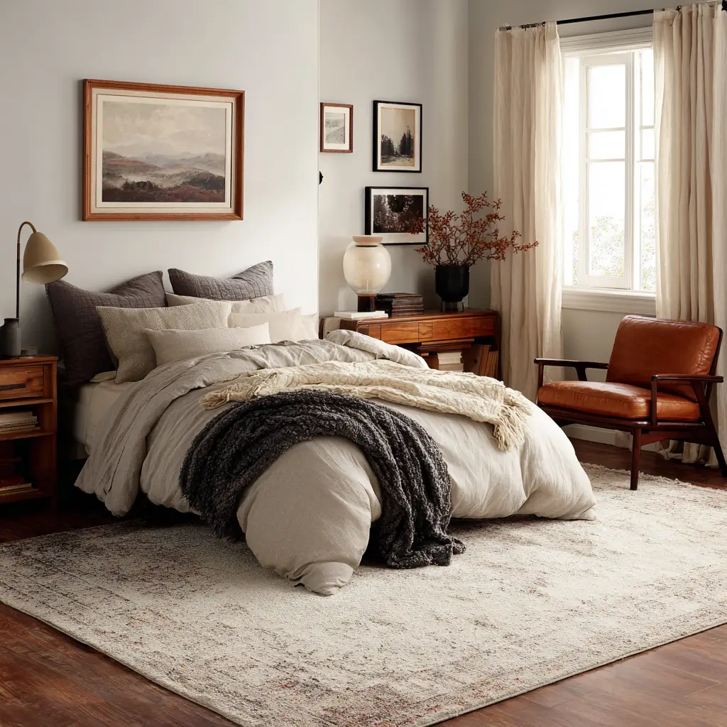Add a Rug (Even Over Carpet)