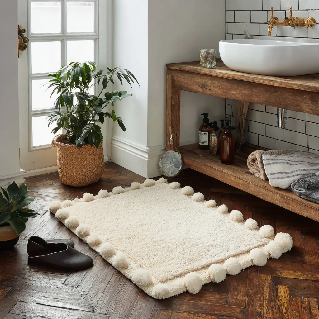  Add a Rug for Warmth