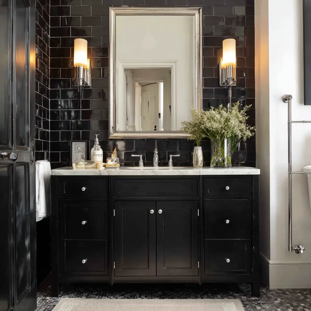 Black Vanity for Bold Impact